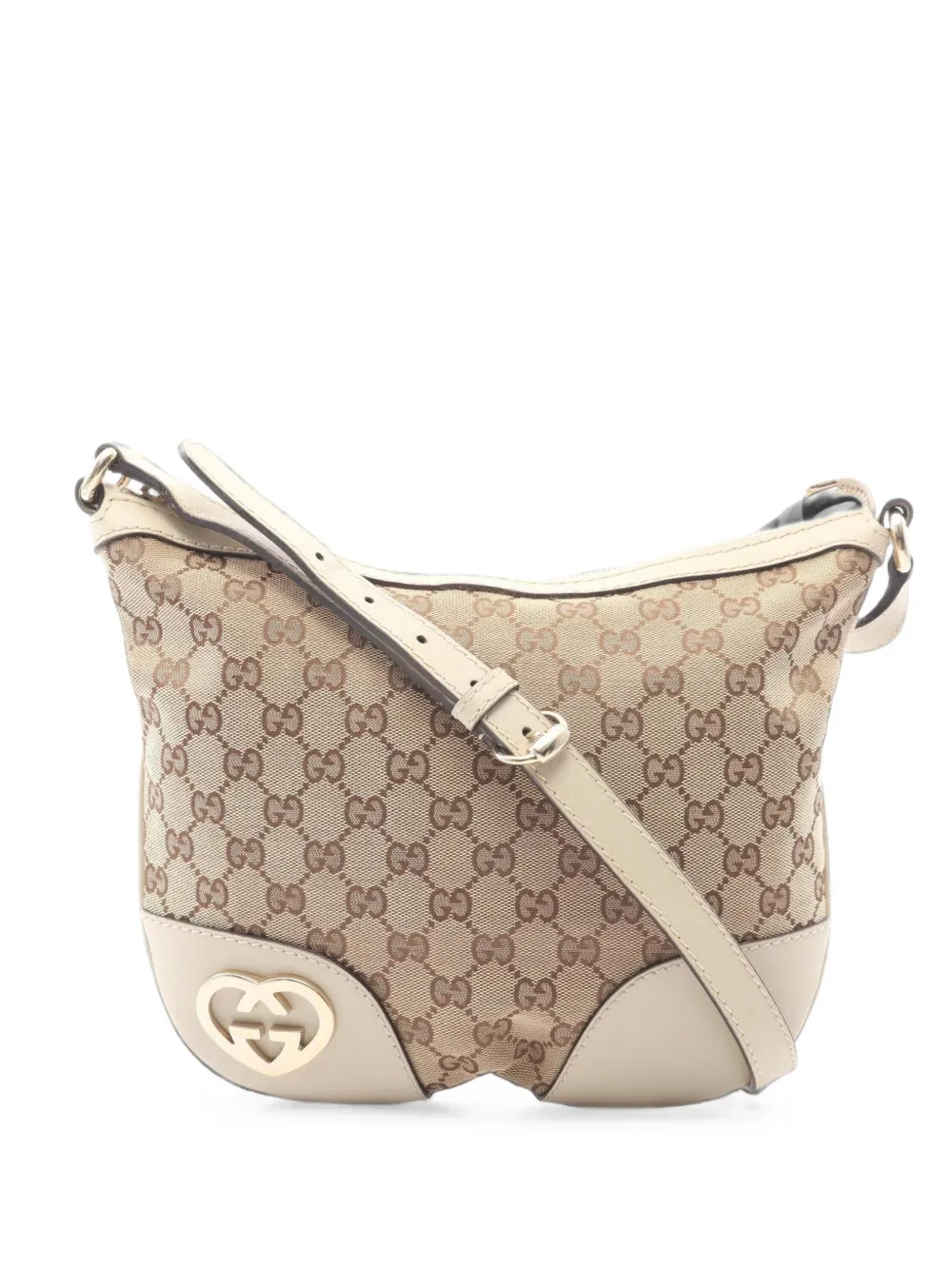 Gucci Pre-Owned 2000s Lovely GG-pattern shoulder bag - Nude