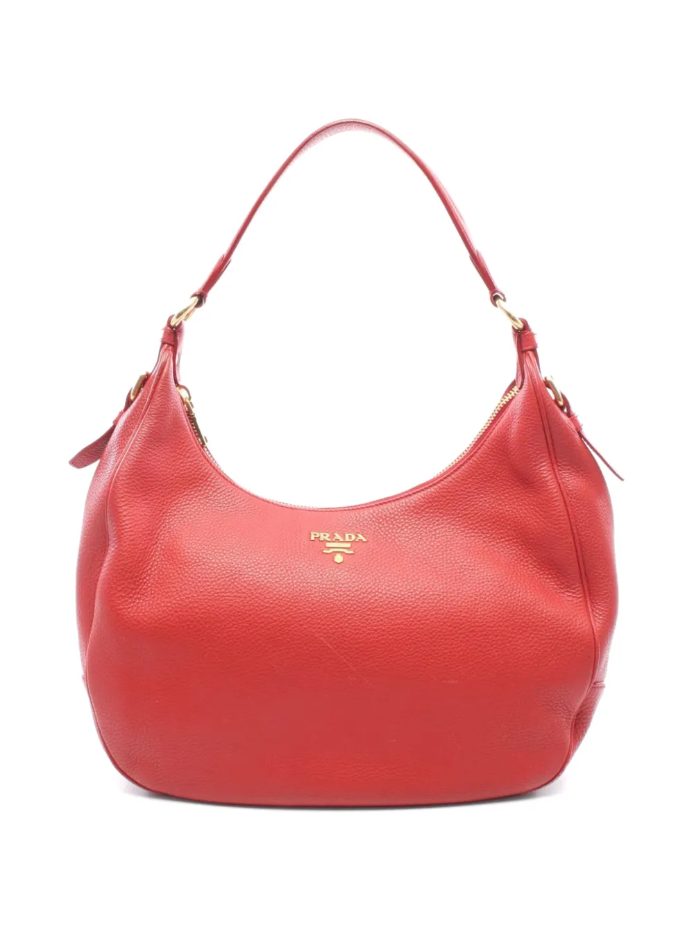 Prada Pre-Owned 2000s leather shoulder bag - Rosso