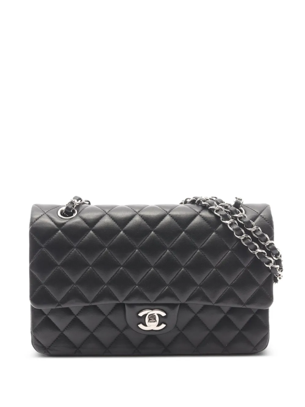 CHANEL Pre-Owned 2019 Matelassé double flap shoulder bag - Nero