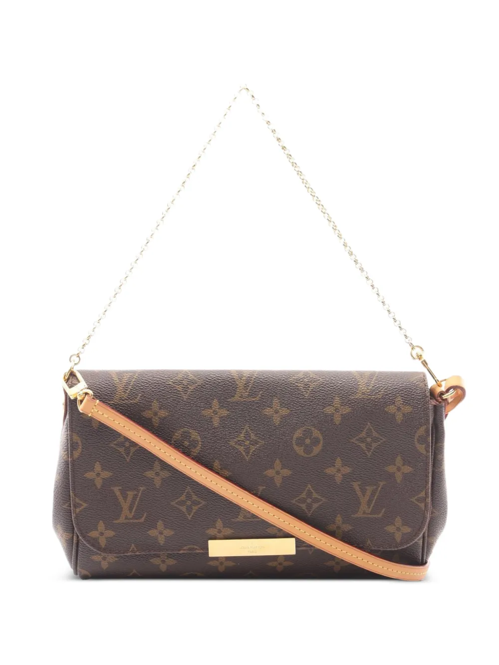 Louis Vuitton Pre-Owned Borsa a mano Favorite MM two-way 2014 - Marrone