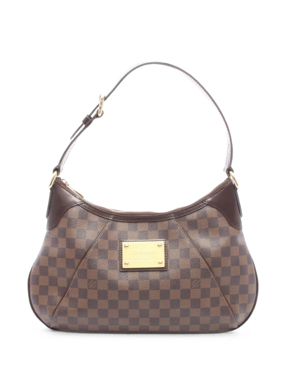 Louis Vuitton Pre-Owned 2009 Damier Ebene Thames GM shoulder bag - Braun
