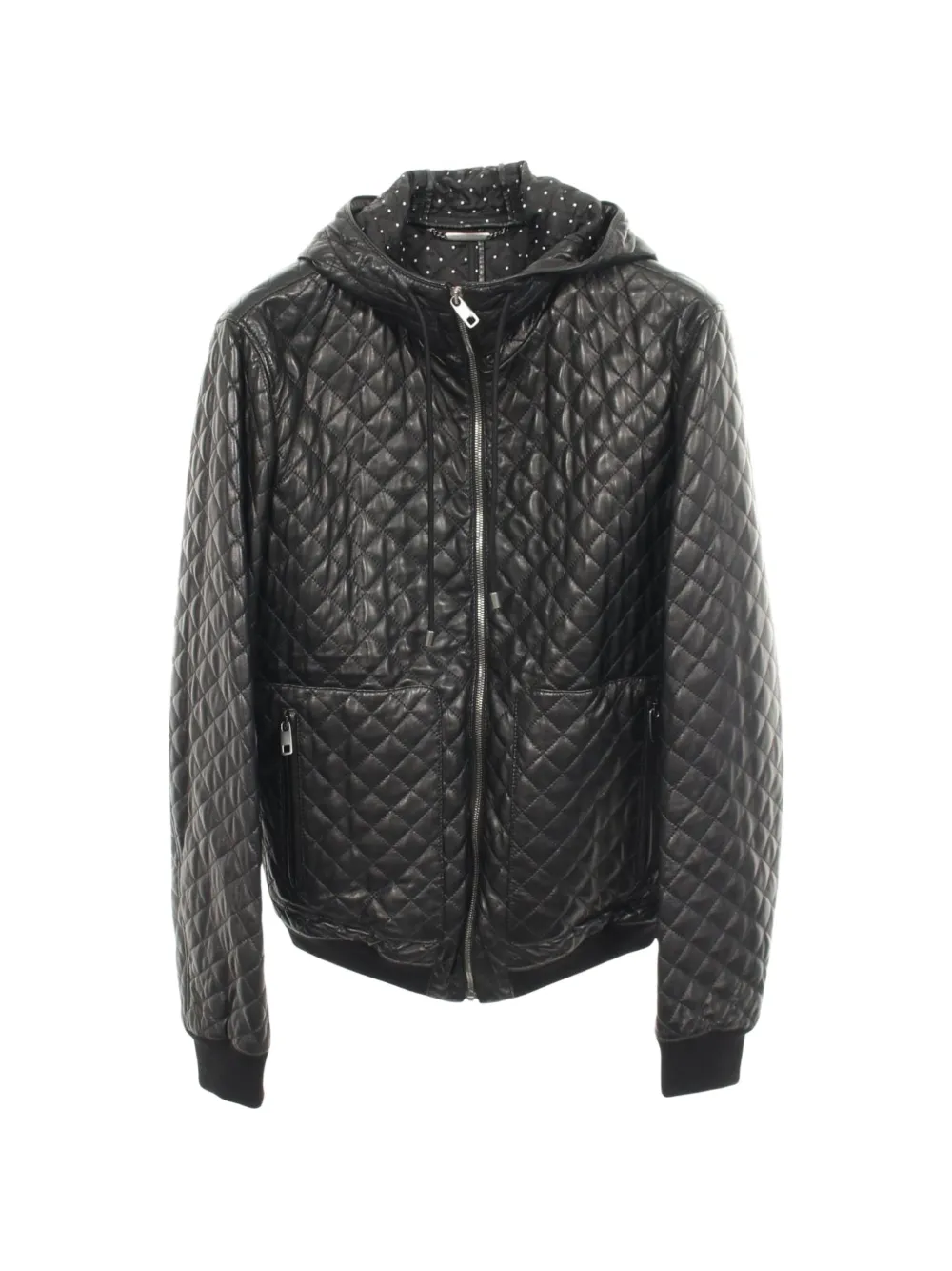 Dolce & Gabbana Pre-Owned quilted hooded jacket - Nero