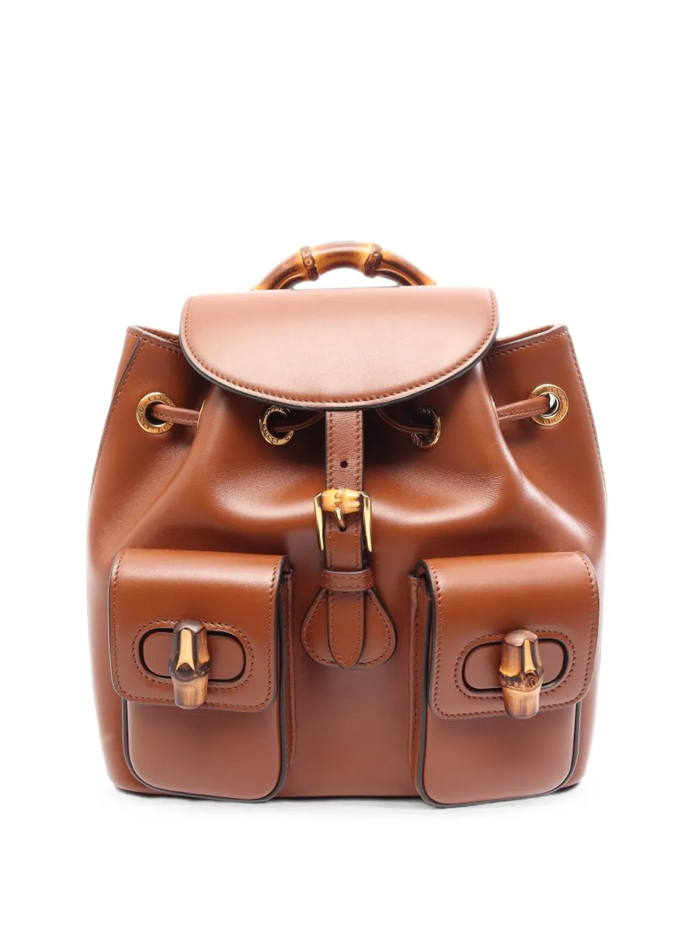 Gucci Pre-Owned 2010s Bamboo backpack - Marrone