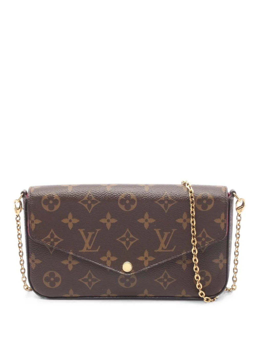 Louis Vuitton Pre-Owned 2020 Félicie monogram-pattern cross body bag - Braun