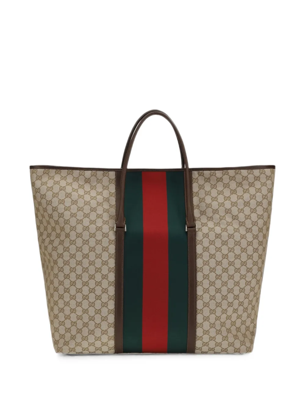 Gucci Reistas met Web-streep Beige