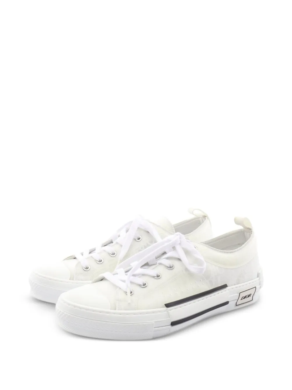 Christian Dior Pre-Owned 2010s B23 Oblique sneakers - Weiß