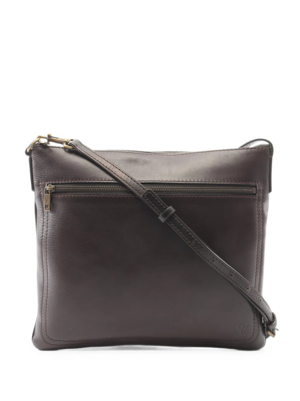 Louis Vuitton Pre-Owned 2004 Sac Plat leather messenger bag - Marrone
