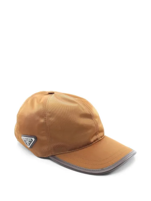 Prada Pre-Owned 2010s logo plate baseball cap