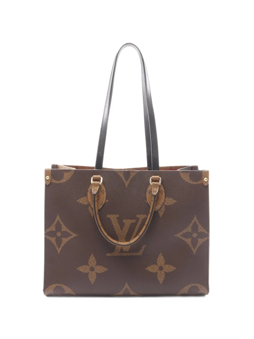 Louis Vuitton Pre-Owned OnTheGo MM Monogram Giant Reverse Tote Bag - Braun
