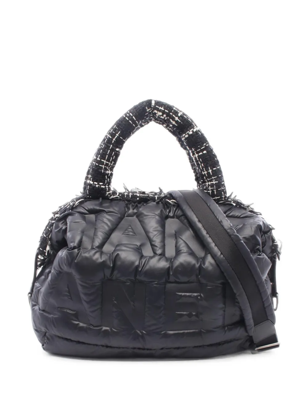 CHANEL Pre-Owned sac à main Coco Neige à fermeture zippée (2017-2018) - Noir
