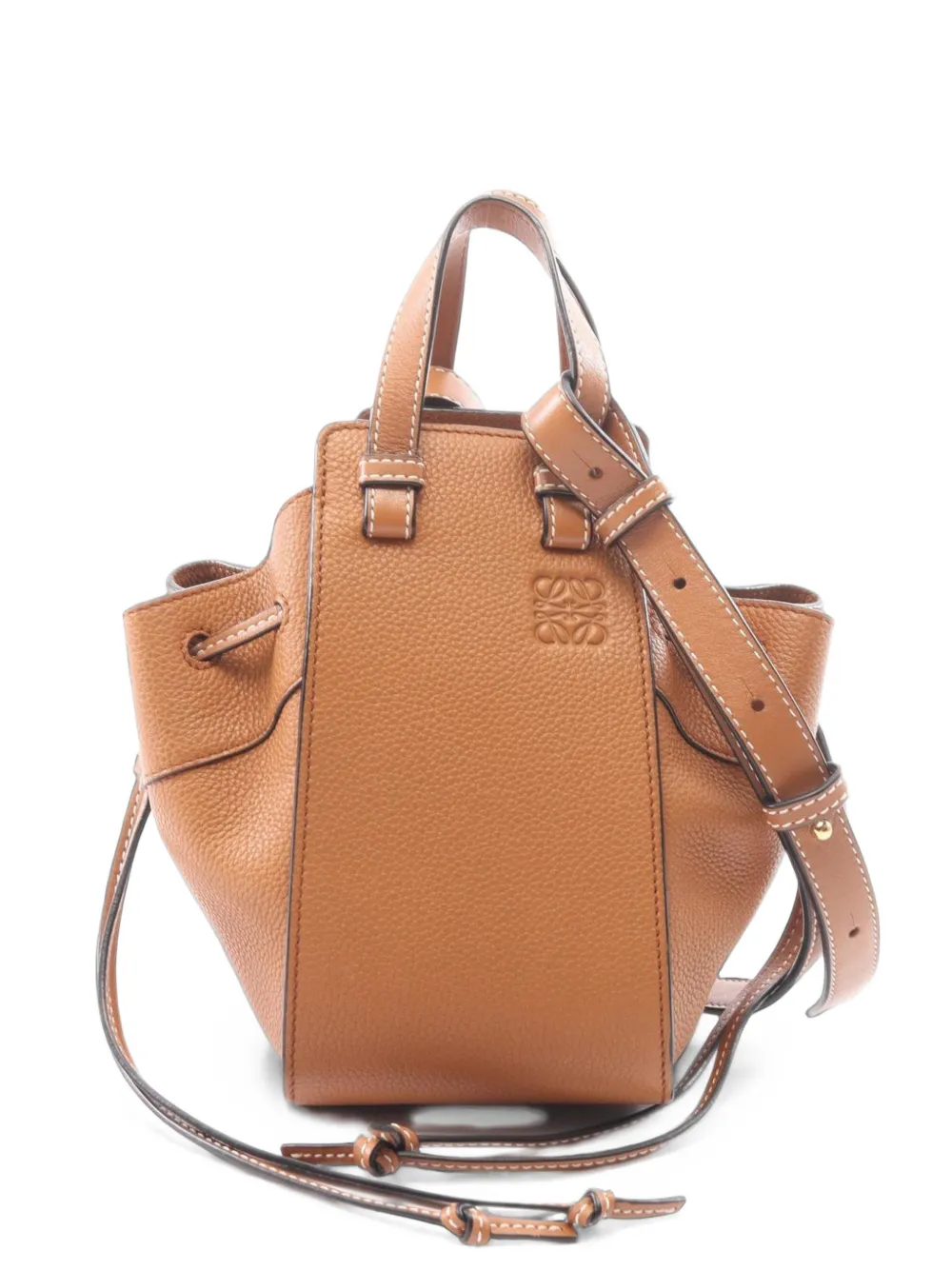 Loewe Pre-Owned 2010s Hammock two-way mini bag - Braun