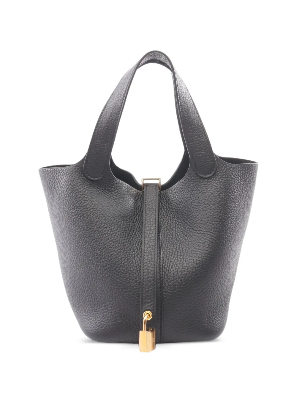 Hermès Pre-Owned 2025 PM Picotin Lock leather tote bag - Nero