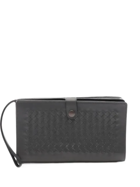 Bottega Veneta Pre-Owned 2000s Intrecciato wrist-strap clutch bag