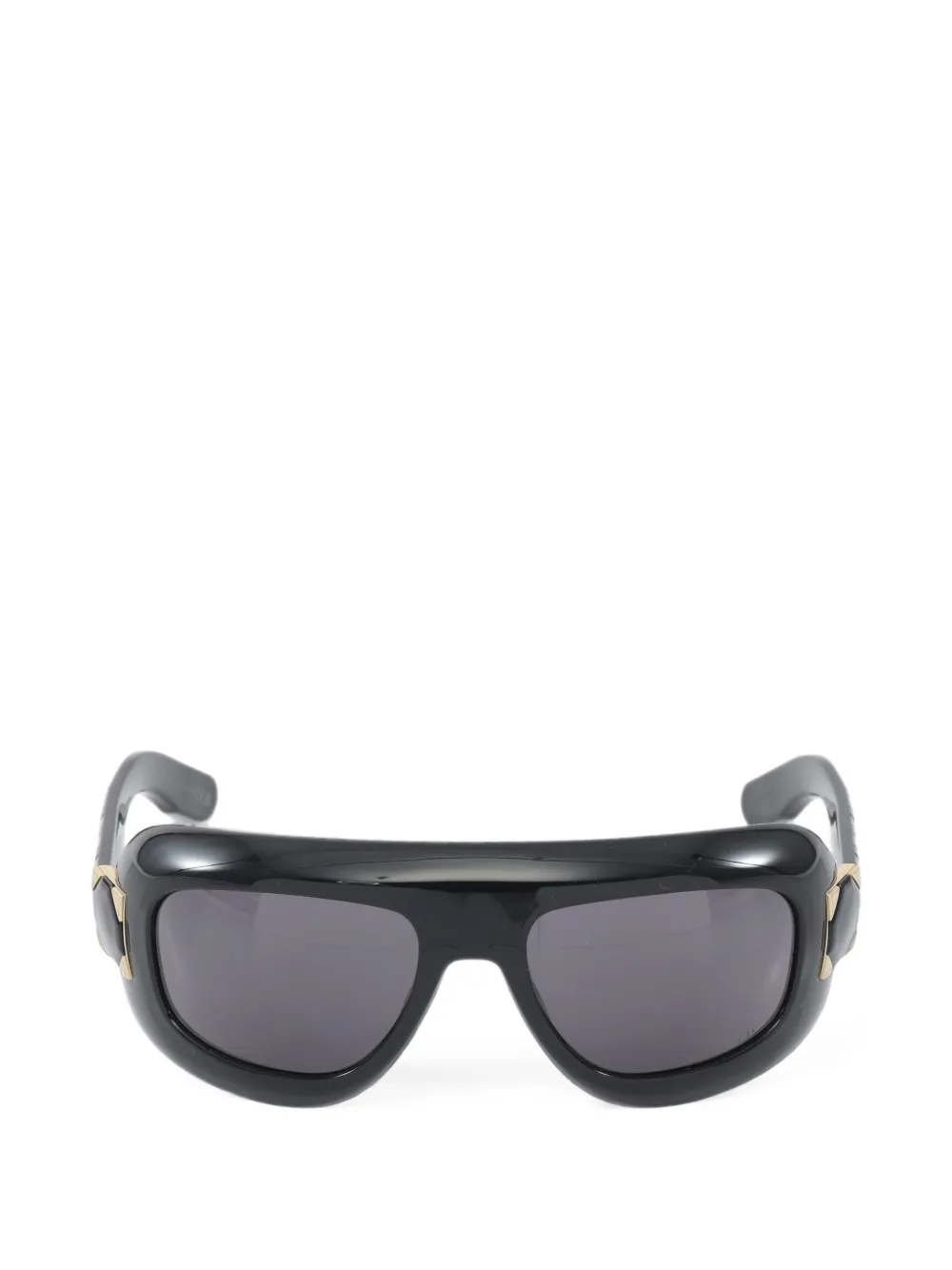 Christian Dior Pre-Owned 2010s Lady 95.22 M1I geometric-frame sunglasses - Schwarz