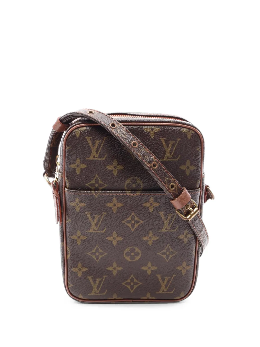 Louis Vuitton Pre-Owned x Comme des Garçons 2008 petite Marceau monogram-pattern cross body bag - Marrone