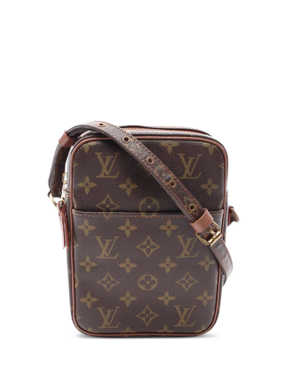 Louis Vuitton Pre-Owned x Comme des Garçons 2008 petite Marceau monogram-pattern cross body bag - Marrone