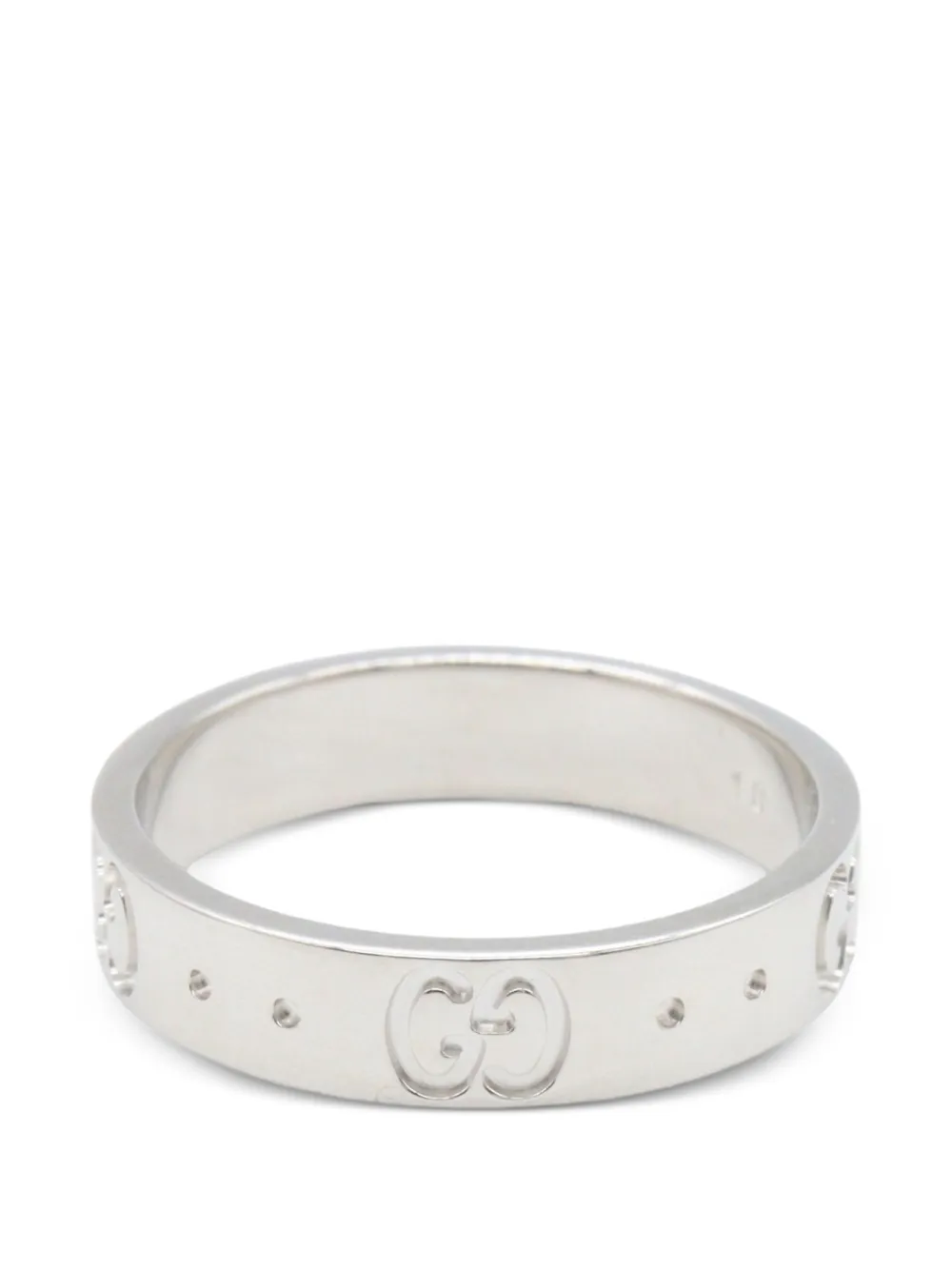 Gucci Pre-Owned 2010s Icon GG ring - Argento