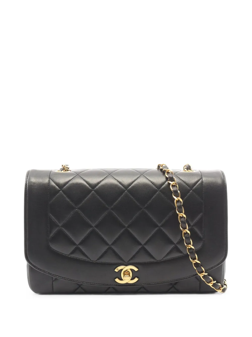 CHANEL Pre-Owned 1996-1997 Diana Matelasse shoulder bag - Nero