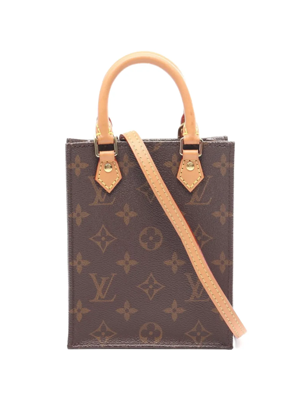 Louis Vuitton Pre-Owned 2020 Monogram Petite Sac Plat handbag - Marrone
