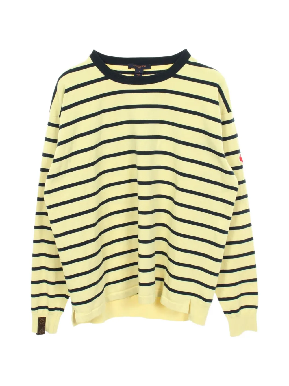 Louis Vuitton Pre-Owned Maglione a righe anni 2010 - Giallo