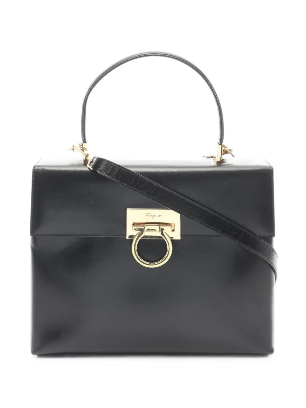 Ferragamo Pre-Owned 2010s Gancini handbag - Nero