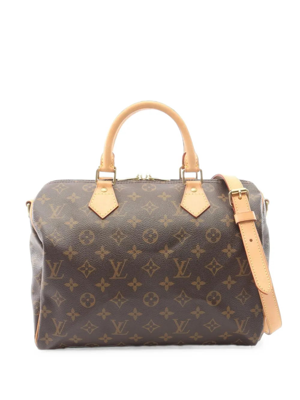 Louis Vuitton Pre-Owned Valigia Speedy Bandoulière con monogramma 2011 - Marrone