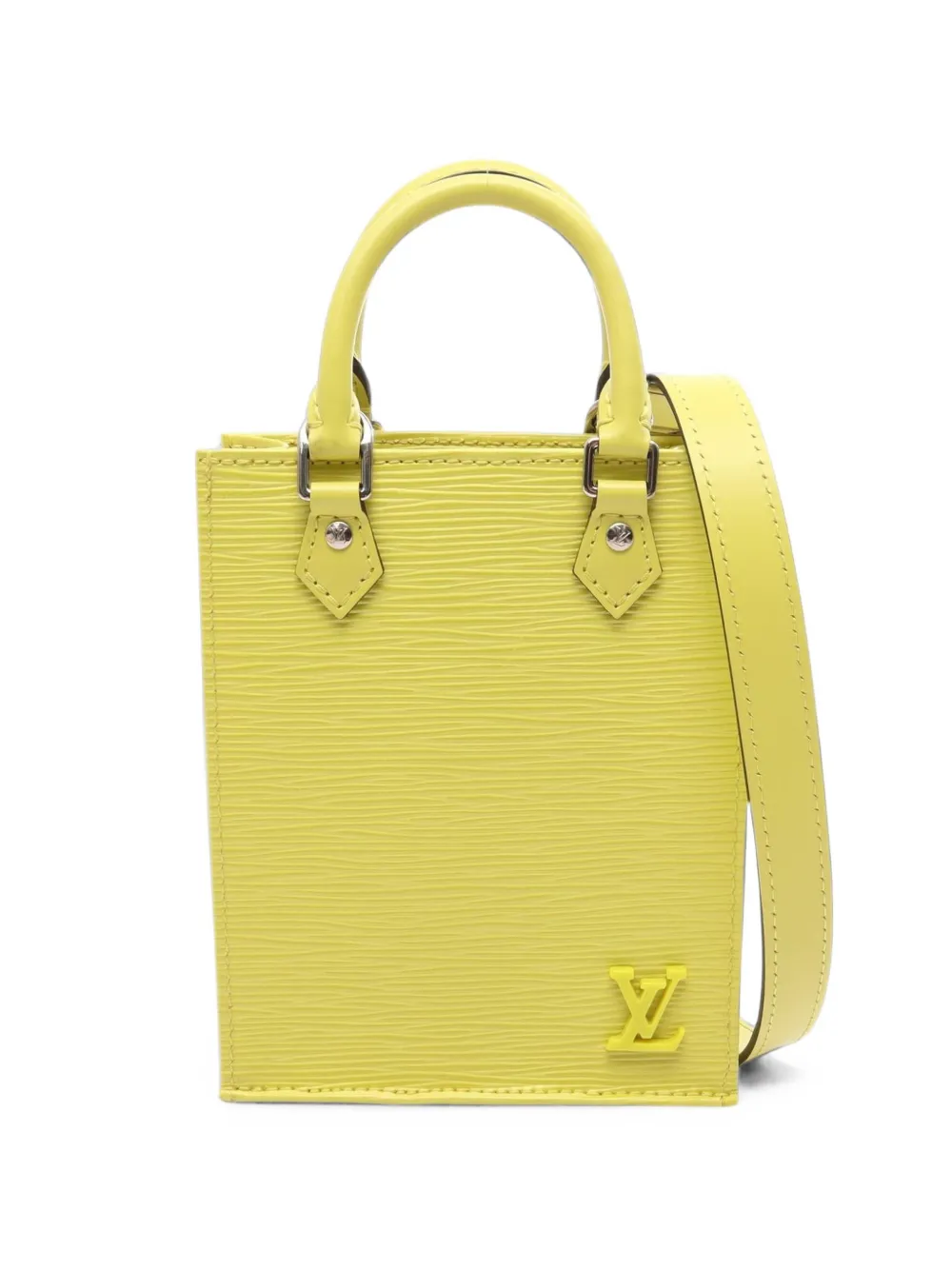 Louis Vuitton Pre-Owned 2020 Petite Sac Plat Epi cross body - Giallo