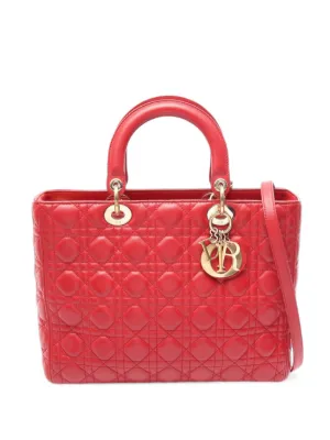 Christian Dior Pre-Owned レディ ディオール 2way バッグ | レッド