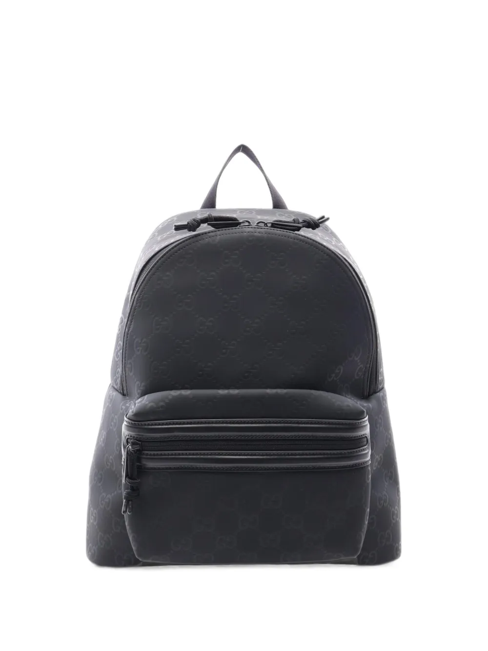 Gucci Pre-Owned 2010s medium Edge GG supreme backpack - Nero
