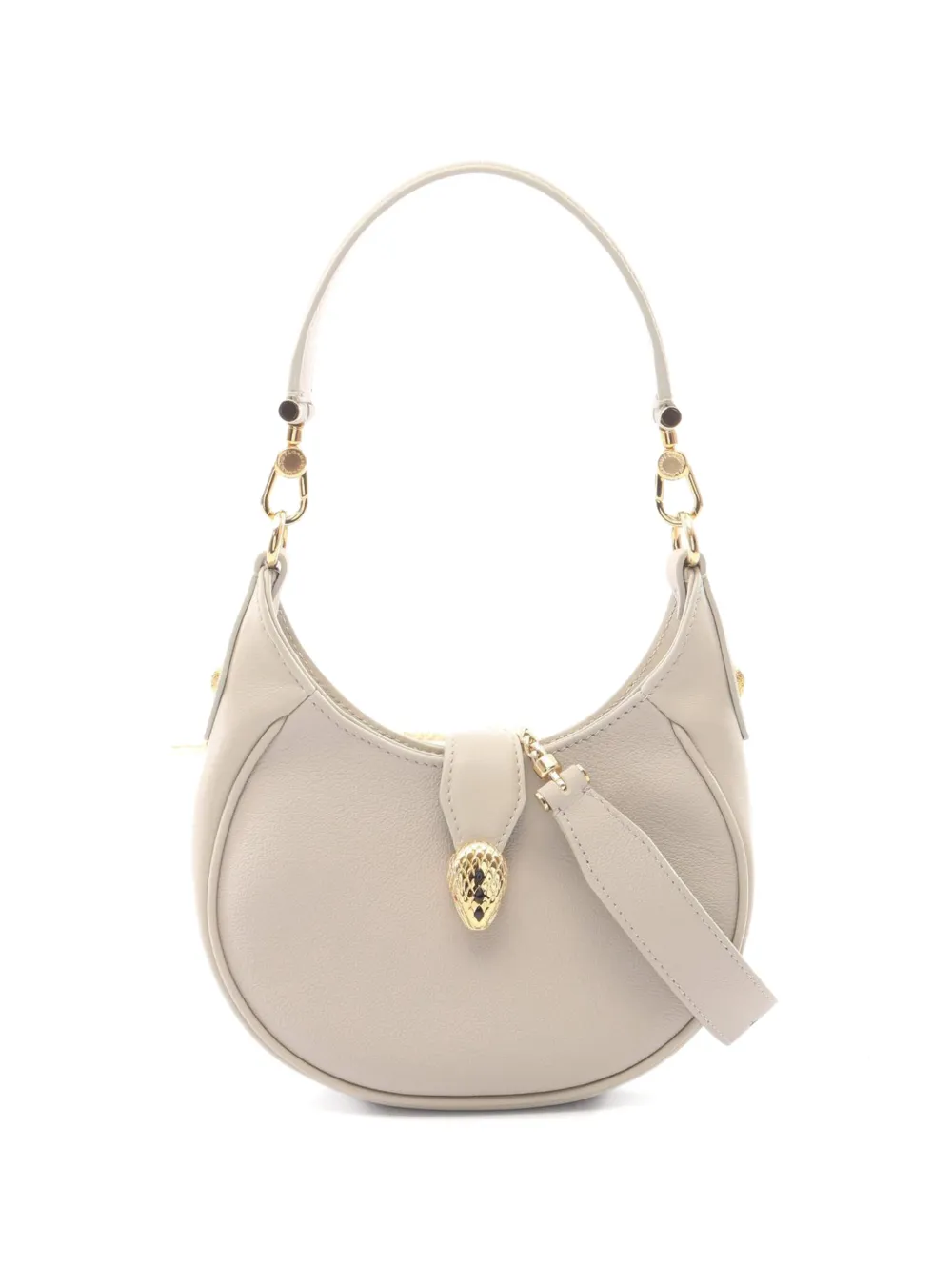 Bvlgari Pre-Owned 2010s small Serpenti Ellipse shoulder bag - Nude