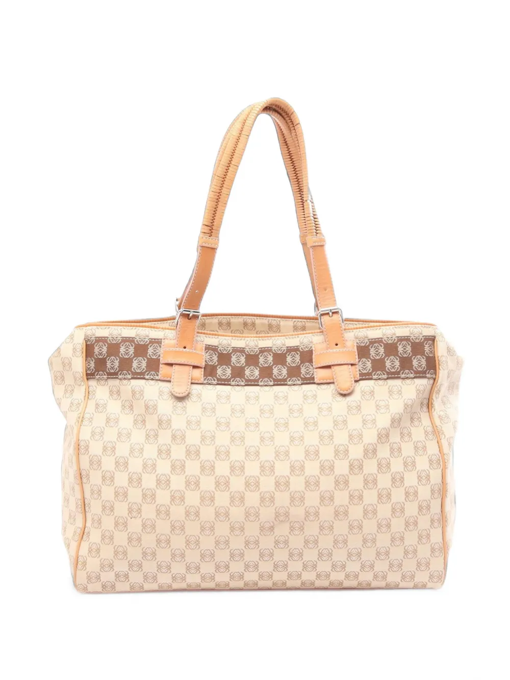 Loewe Pre-Owned 2000s Anagram tote bag - Nude