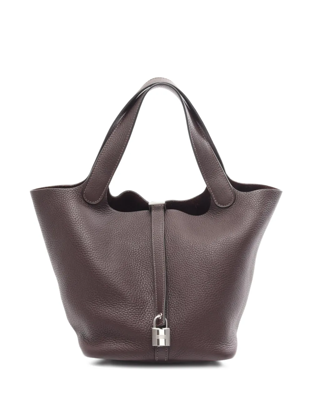 Hermès Pre-Owned 2021 MM Picotin Lock tote bag - Marrone