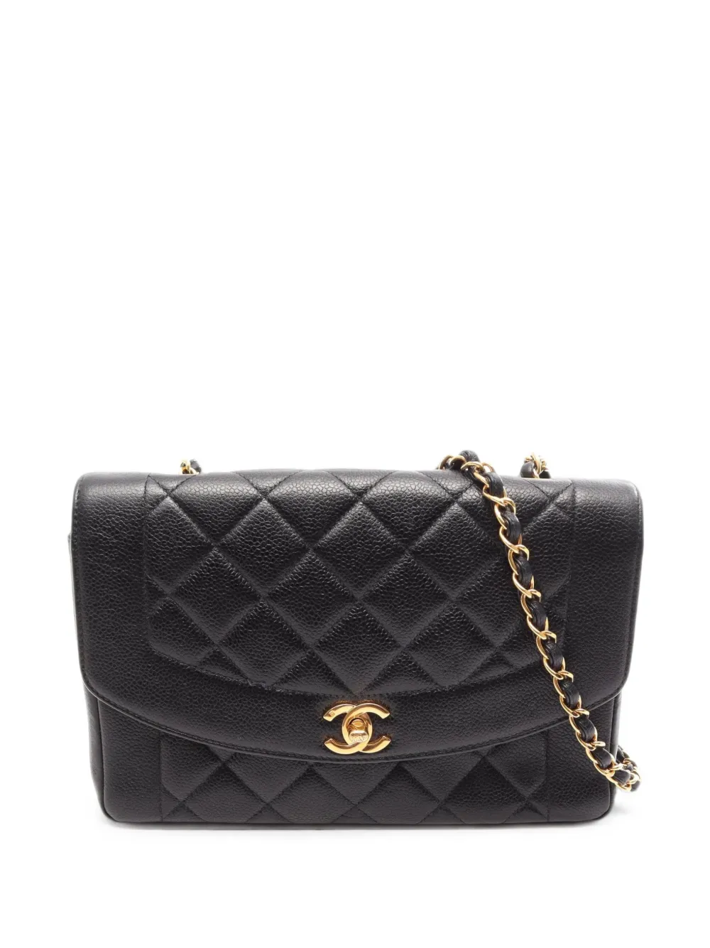 CHANEL Pre-Owned 1997-1999 Diana Matelasse shoulder bag - Nero