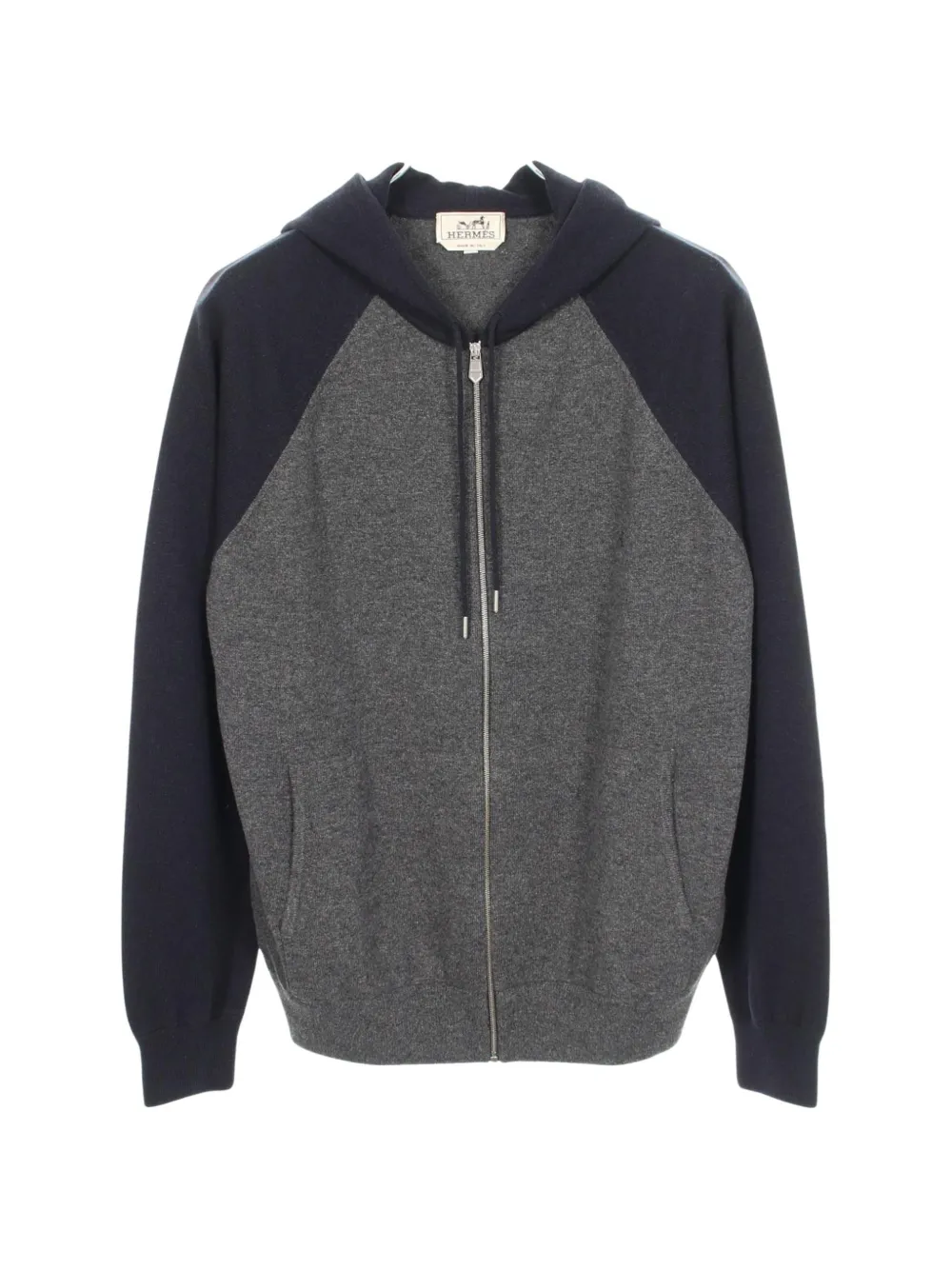 Hermès Pre-Owned 2010s Kapuzenjacke mit Reißverschluss - Grau