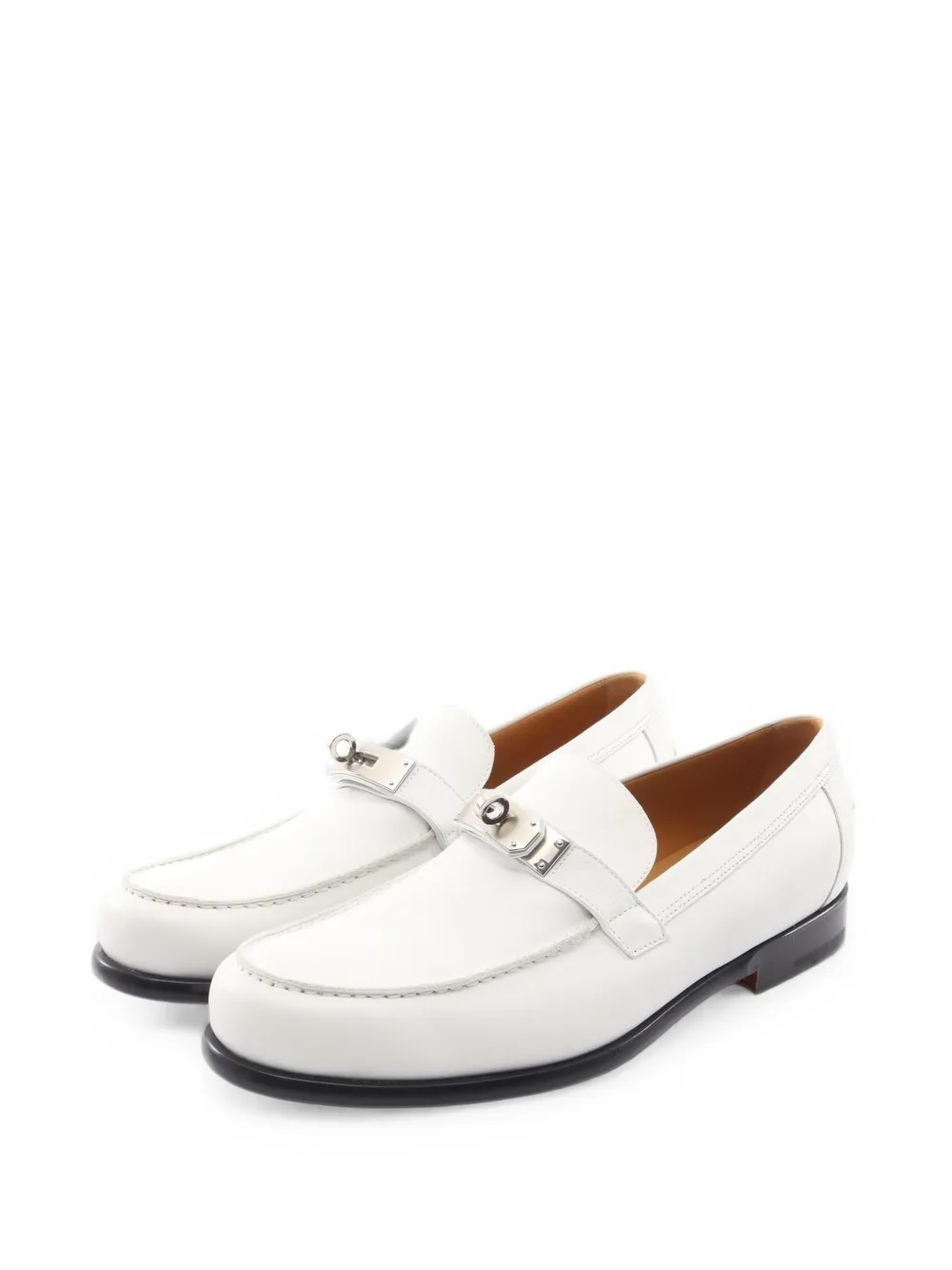 Hermès Pre-Owned 2020s Destan Kelly loafers - Weiß