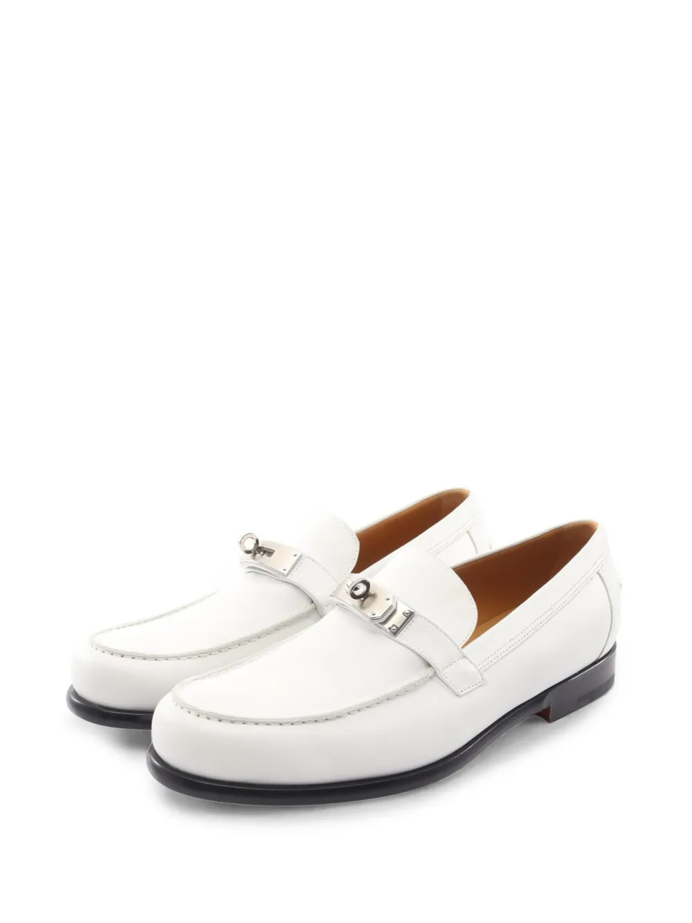 Hermès Pre-Owned 2020s Destan Kelly loafers - Weiß