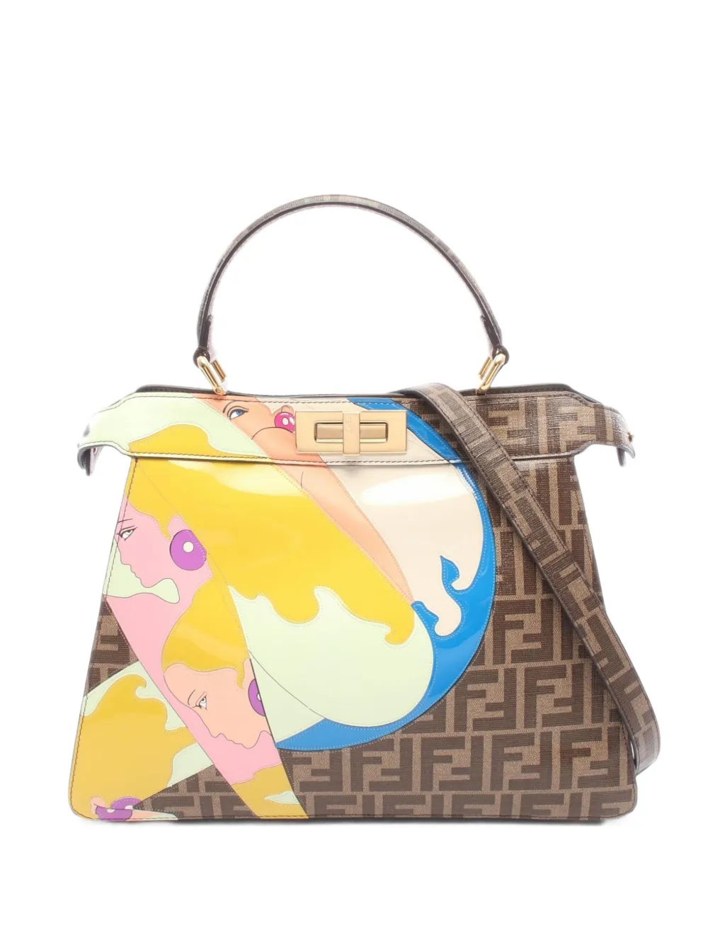 Fendi Pre-Owned 2010s Peekaboo ISeeU tote bag - Marrone