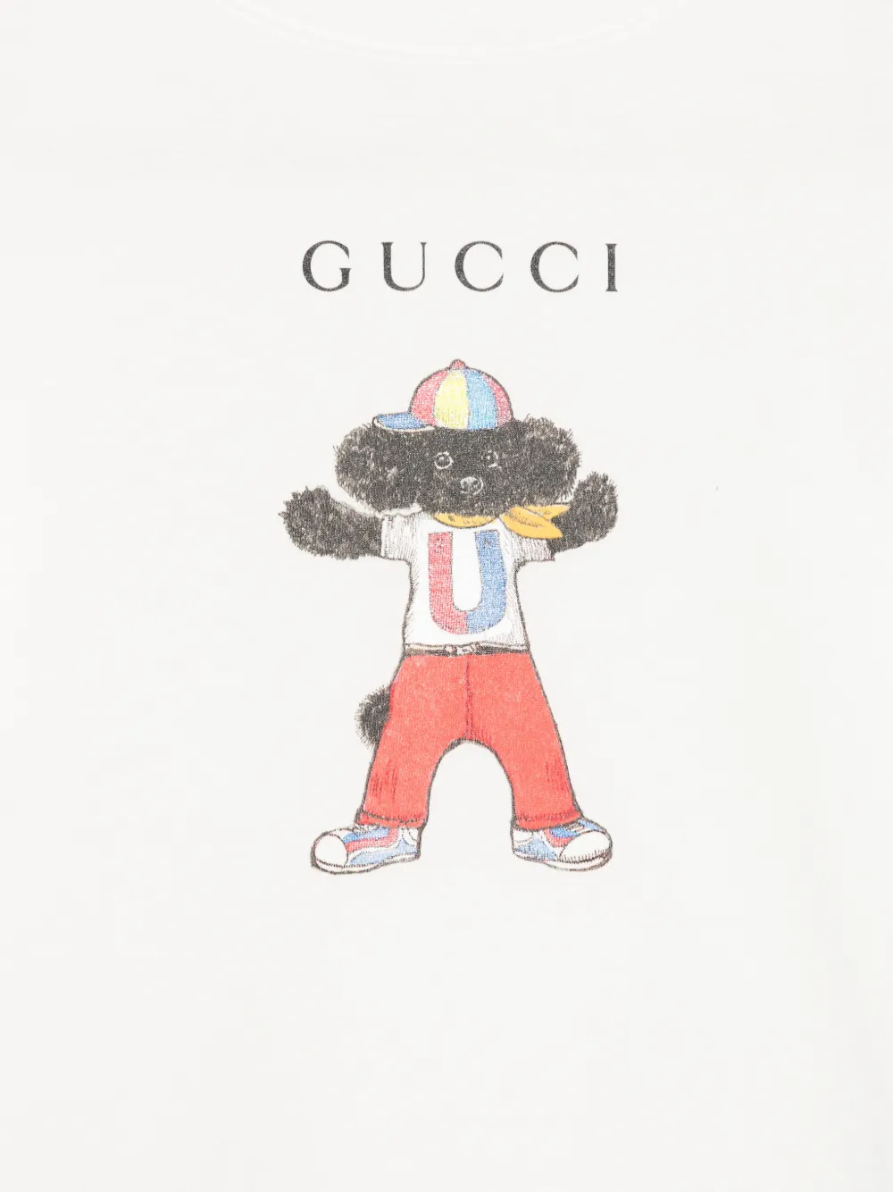 Gucci Kids T-shirt met print Wit