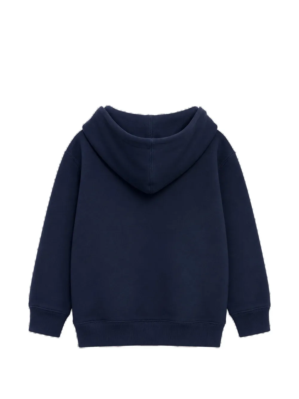 Gucci Kids logo-embossed hoodie Blauw