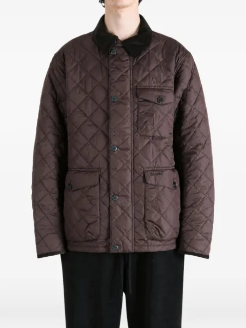 Barbour Hornby quilted corduroy-collar jacket