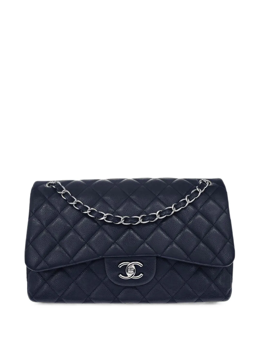 CHANEL Pre-Owned Borsa a spalla Jumbo Classic Flap 2014 - Blu