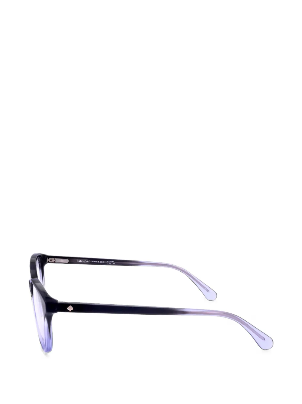 Kate Spade Aggie bril met rond montuur Zwart
