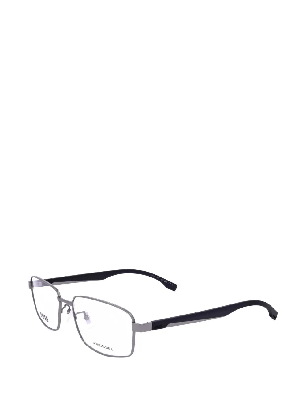 BOSS rectangle-frame glasses - Grigio