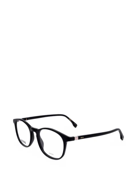 BOSS round-frame glasses
