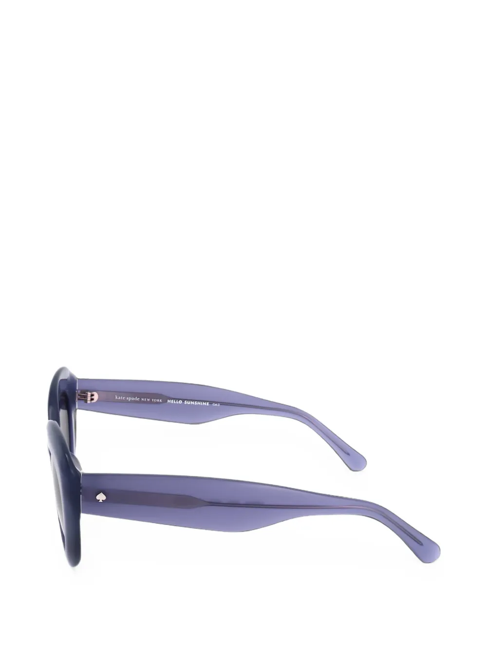 Kate Spade Capri zonnebril met cat-eye montuur Paars