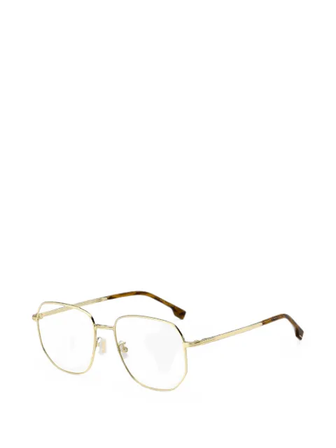 BOSS geometric-frame glasses