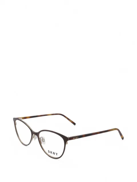 DKNY tortoiseshell-effect cat-eye glasses