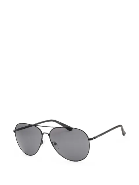 Calvin Klein matte-finish double-bridge sunglasses