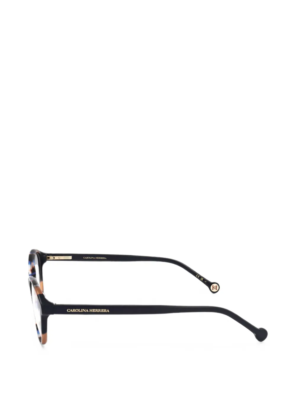 Carolina Herrera Bril met rond montuur Bruin