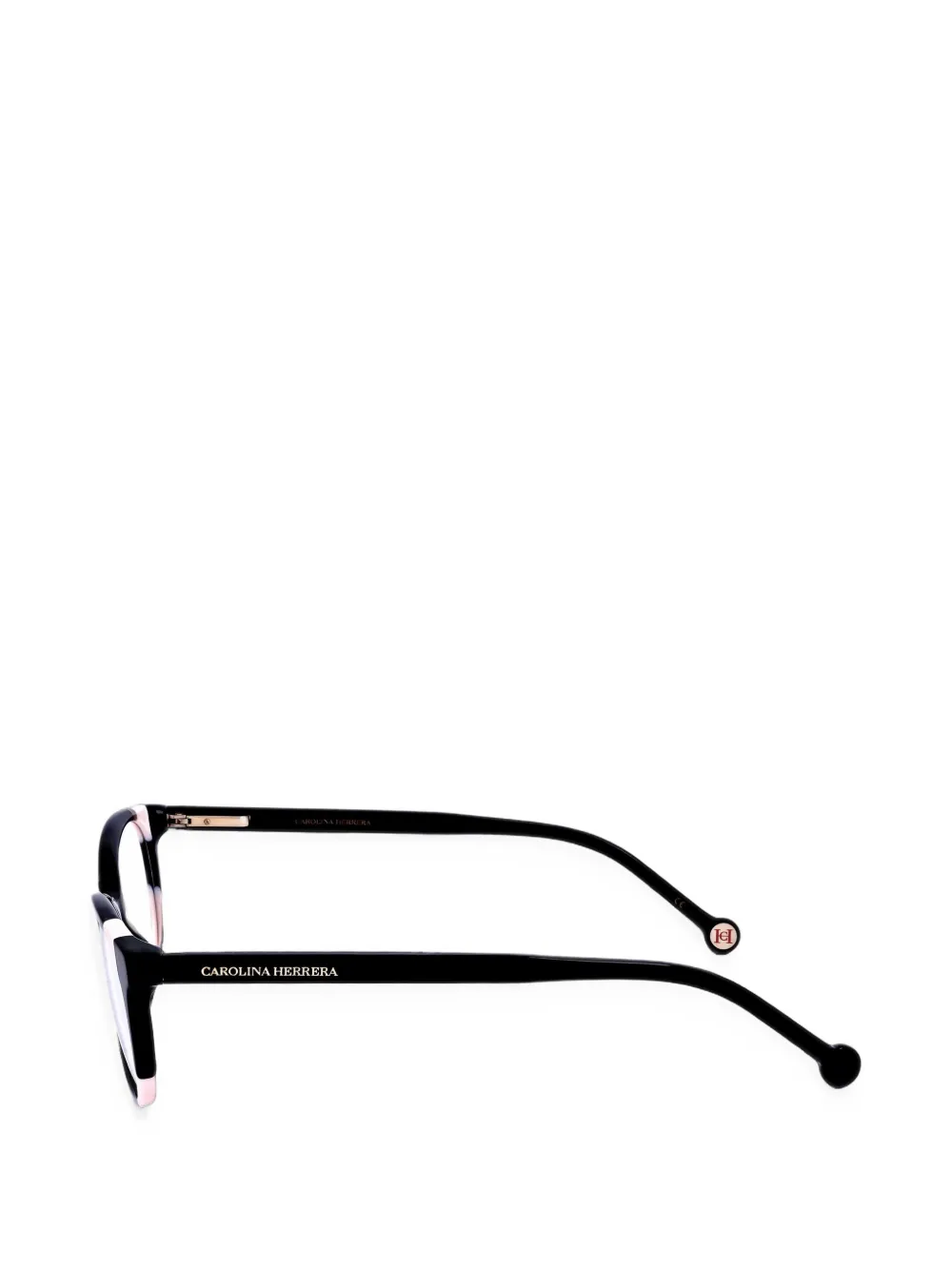 Carolina Herrera Bril met cat-eye montuur Zwart